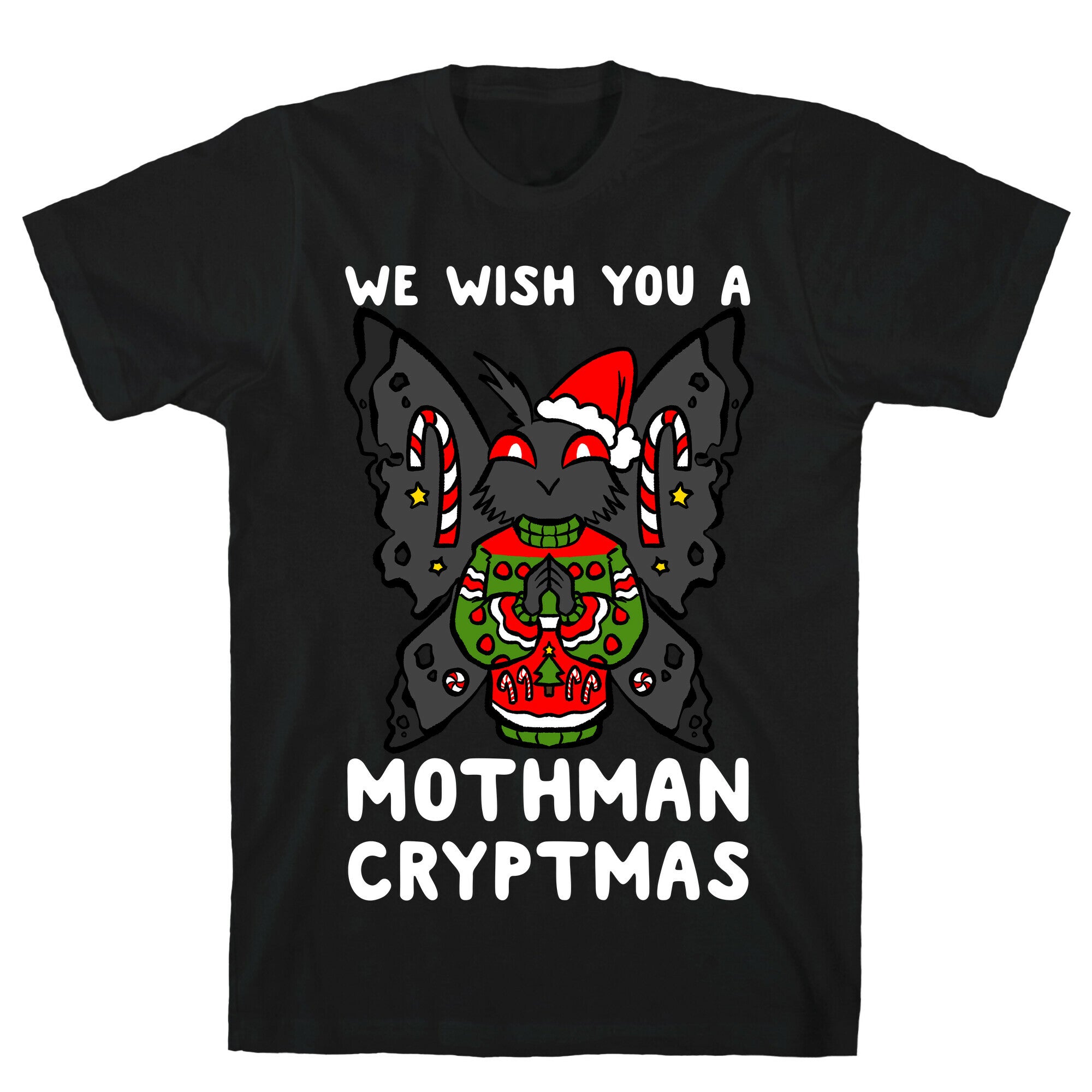 We Wish You A Mothman Cryptmas T-Shirt